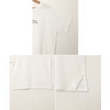 コットン天竺 ロゴ刺繍 Tシャツ | andme | 詳細画像14 