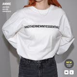 ANOTHER ロゴ プリント | andme | 詳細画像1 