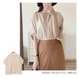 ブライトシアー 袖ギャザー シャツ | andme | 詳細画像7