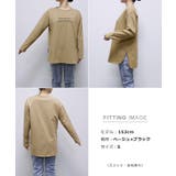 ロゴ刺繍 コットン 長袖 | andme | 詳細画像21 