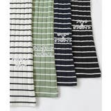 コットンフライス ボーダー タンクトップ | andme | 詳細画像3 