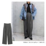 2タック セミワイド ロング | andme | 詳細画像9 