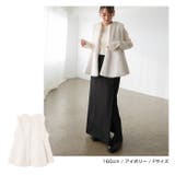 ノーカラー ペプラム ファー | andme | 詳細画像7 