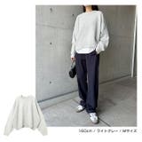 ボリューム袖 クルーネック ニット | andme | 詳細画像12 