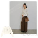 ニットトップス ショート丈 クロス | andme | 詳細画像7 