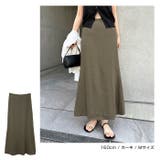 リネンブレンド ロング スカート | andme | 詳細画像6 