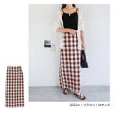 ギンガムチェック タイト スカート | andme | 詳細画像8