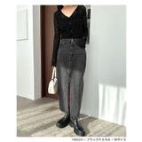 センタースリット デニム タイト | andme | 詳細画像10 