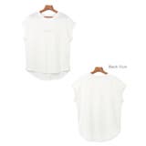 コットン天竺 ロゴ Tシャツ | andme | 詳細画像15 