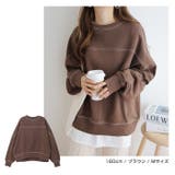 裏毛 配色ステッチ 長袖 | andme | 詳細画像9