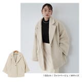 シープ調ボア テーラード コート | andme | 詳細画像6 