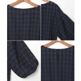 シアー チェック ボリュームスリーブ | andme | 詳細画像12 