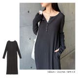 セルフカットリブ ヘンリーネック 長袖 | andme | 詳細画像10 