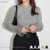 チュール シアー 袖 | andme | 詳細画像1 