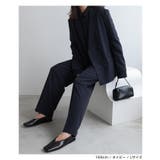 TRストレッチ ダブルタック パンツ | andme | 詳細画像14 