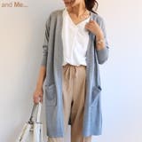 ロングカーディガン レディース 春 | andme | 詳細画像1