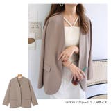 ポンチ ノーカラー ジャケット | andme | 詳細画像13 