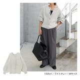 前後2way ニット カーディガン | andme | 詳細画像9