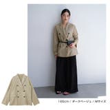 リネンライク ダブル テーラード | andme | 詳細画像10