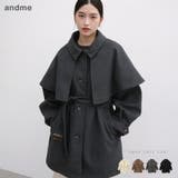 フェイクウール ミドル コート | andme | 詳細画像1 