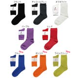 コットン混 平編み クルーソックス レディース ベーシック 春 夏 秋 冬 | andme | 詳細画像2 