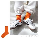 コットン混 平編み クルーソックス レディース ベーシック 春 夏 秋 冬 | andme | 詳細画像13 