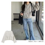 ツイード編み ショート丈 フリンジ | andme | 詳細画像7 