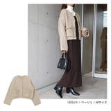 ツイード編み ショート丈 フリンジ | andme | 詳細画像9 