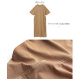 配色ステッチ Tシャツ ワンピース | andme | 詳細画像2
