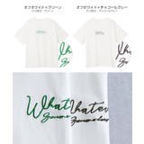コットン天竺 ロゴ刺繍 Tシャツ | andme | 詳細画像2 