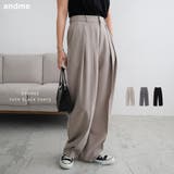 無地 ストライプ 2タック | andme | 詳細画像1