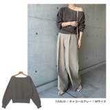 ボリューム袖 オフショルダー スウェット | andme | 詳細画像14