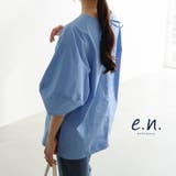 evernavy エバーネイビー ランタンスリーブ | andme | 詳細画像1