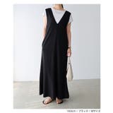 Vネック ポンチ ワンピース | andme | 詳細画像6