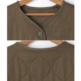 ノーカラー キルティング ジャケット | andme | 詳細画像14