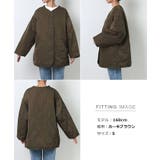 ノーカラー キルティング ジャケット | andme | 詳細画像19