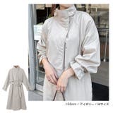 ナイロン スタンドカラー トレンチコート | andme | 詳細画像7