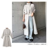 ナイロン スタンドカラー トレンチコート | andme | 詳細画像9