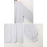 無地 ボーダー ボリューム袖 | andme | 詳細画像20 