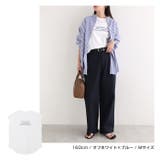 ロゴ刺繍 フレンチスリーブ Tシャツ | andme | 詳細画像7 