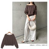 ボリューム袖 オフショルダー スウェット | andme | 詳細画像7