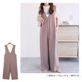 とろみ素材 バックリボン サロペット | andme | 詳細画像9