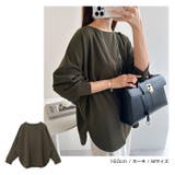 梨地ポンチ ドルマンスリーブ トップス | andme | 詳細画像12 