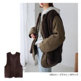 フェイクファー ベスト レディース | andme | 詳細画像11