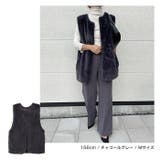 フェイクファー ベスト レディース | andme | 詳細画像13