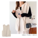 フェイクファー ベスト レディース | andme | 詳細画像9