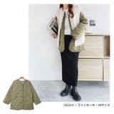 ノーカラー キルティング ジャケット | andme | 詳細画像13