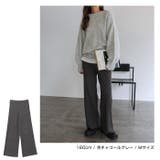 ストレッチ リブ ニット | andme | 詳細画像11