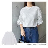 無地 ボーダー ボリューム袖 | andme | 詳細画像5 