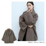 シープ調ボア テーラード コート | andme | 詳細画像11 